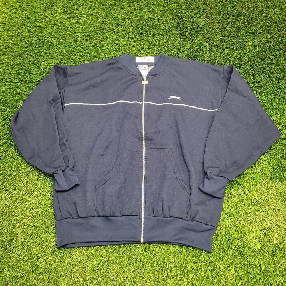 Vintage 90s Slazenger Track Jacket XL 24x26 Blue